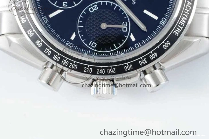 0414 Speedmaster Racing Master SS HKF Best Edition Black Dial on SS Bracelet A Versatile 7810
